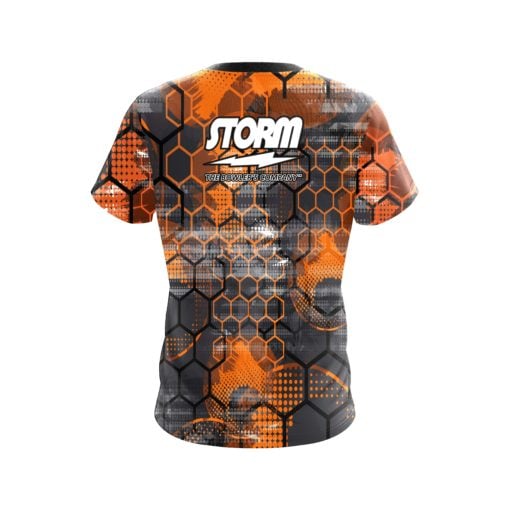 Storm Fire Honeycomb CoolWick Bowling Jersey - Image 2