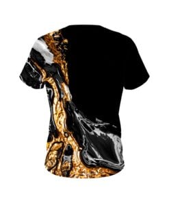 Alternative view of Plain Onyx Gold CoolWick Bowling Jersey