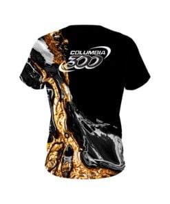 Alternative view of Columbia 300 Onyx Gold CoolWick Bowling Jersey