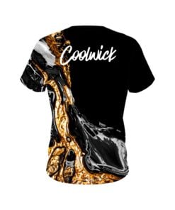 Alternative view of Signature Bowling Onyx Gold Bowling Jersey