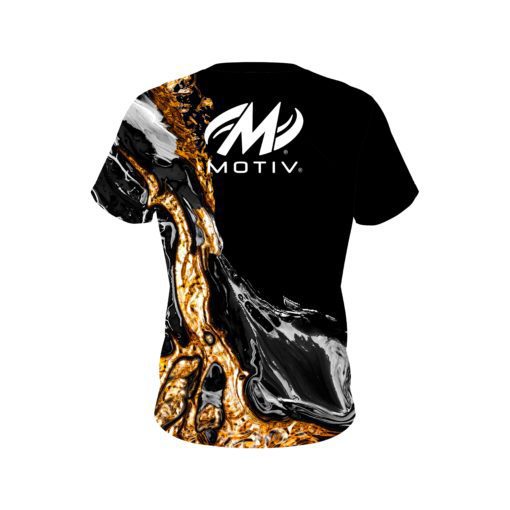 Motiv Onyx Gold CoolWick Bowling Jersey - Image 2