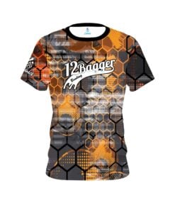 12Bagger Bowling Fire Honeycomb Bowling Jersey