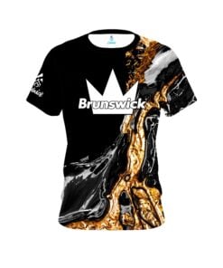 Brunswick Onyx Gold CoolWick Bowling Jersey
