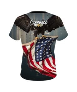 Alternative view of Signature Coolwick American Eagle Bowling Jersey