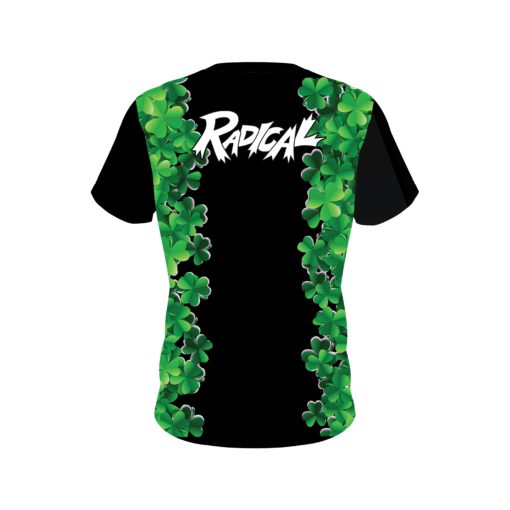 Radical St Patrick's Day Clovers CoolWick Bowling Jersey - Image 2