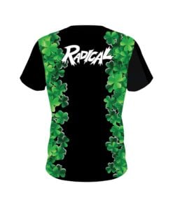 Alternative view of Radical St Patrick's Day Clovers CoolWick Bowling Jersey