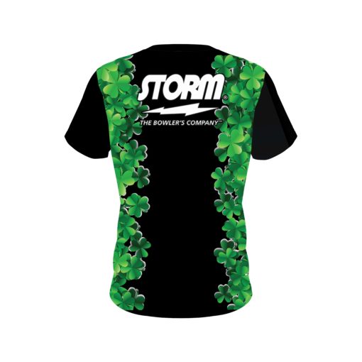 Storm St Patrick's Day Clovers CoolWick Bowling Jersey - Image 2