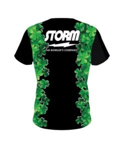 Alternative view of Storm St Patrick's Day Clovers CoolWick Bowling Jersey