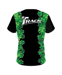 Alternative view of Track St Patrick's Day Clovers CoolWick Bowling Jersey