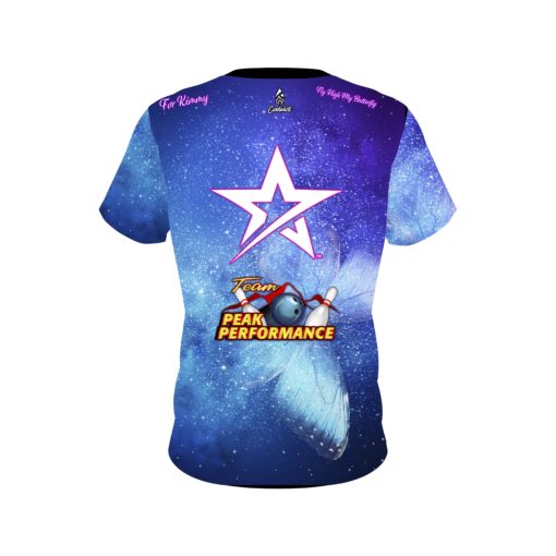 Melissa Riccardi Butterfly Sparkle CoolWick Bowling Jersey - Image 2