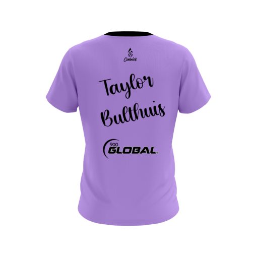 900 Global Taylor Bulthuis Lilac CoolWick Bowling Jersey - Image 2