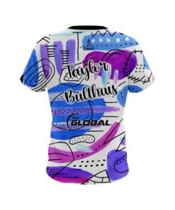 Alternative view of 900 Global Taylor Bulthuis Crazy Retro CoolWick Bowling Jersey