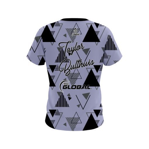 900 Global Taylor Bulthuis Triangles CoolWick Bowling Jersey - Image 2