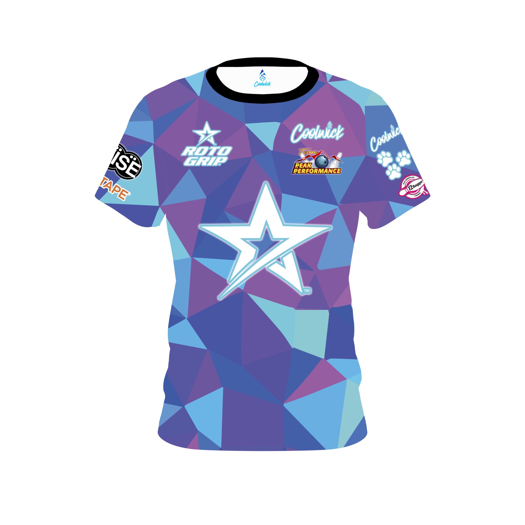 Melissa Riccardi Geometric Love CoolWick Bowling Jersey