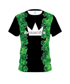Brunswick St Patrick's Day Clovers CoolWick Bowling Jersey