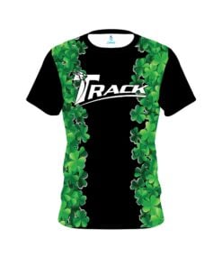 Track St Patrick's Day Clovers CoolWick Bowling Jersey