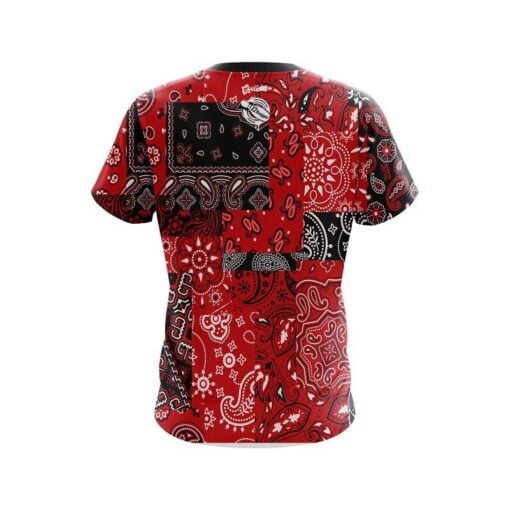 12Bagger Bowling Red Paisley Bowling Jerseys - Image 2