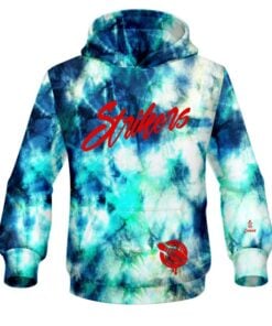 12Bagger Ribbon Strikers Blue Cloud CoolWick Dye-Sub Hoodie