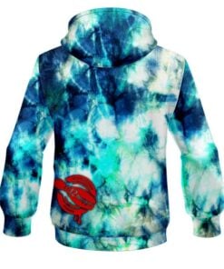 Alternative view of 12Bagger Ribbon Strikers Blue Cloud CoolWick Dye-Sub Hoodie