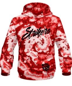 12Bagger Ribbon Strikers Red Cloud CoolWick Dye-Sub Hoodie