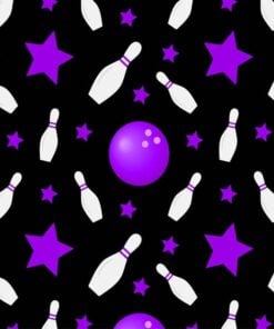 Alternative view of TGIF Stefanie Johnson Purple Bowling Party FanieHose Leggings