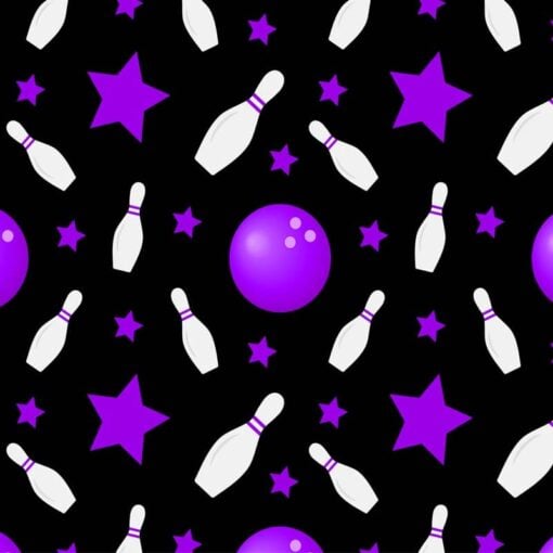 TGIF Stefanie Johnson Purple Bowling Party FanieHose Leggings - Image 2