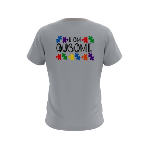 I am AUSOME Autism Awareness CoolWick Bowling Jersey - Image 2