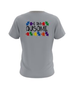 Alternative view of I am AUSOME Autism Awareness CoolWick Bowling Jersey