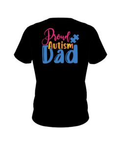 Alternative view of Proud Autism Dad Autism Awareness CoolWick Bowling Jersey