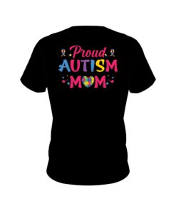 Alternative view of Proud Autism Mom Autism Awareness CoolWick Bowling Jersey