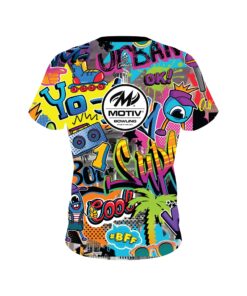 Alternative view of Motiv Kennon McFalls Strike Bros Graffiti CoolWick Bowling Jersey