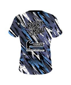 Alternative view of Kerry Smith Retro Zig Zag CoolWick Bowling Jersey