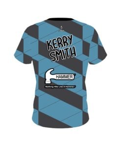 Alternative view of Kerry Smith Blue Slated CoolWick Bowling Jersey