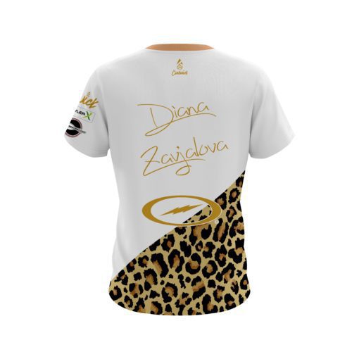 Storm Diana Zavjalova Leopard CoolWick Bowling Jersey - Image 2