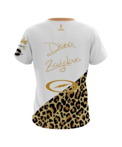 Alternative view of Storm Diana Zavjalova Leopard CoolWick Bowling Jersey