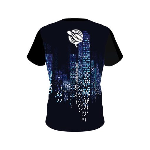 12 Bagger Autism Light It Up Blue Pixels CoolWick Bowling Jersey - Image 2