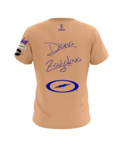 Alternative view of Storm Diana Zavjalova Peach CoolWick Bowling Jersey