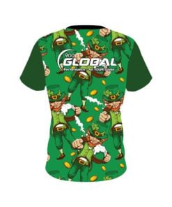 Alternative view of 900 Global St Patrick's Day Lucky Day CoolWick Bowling Jersey