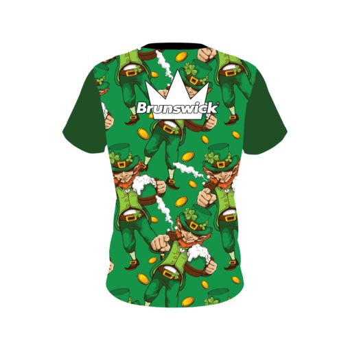 Brunswick St Patrick's Day Lucky Day CoolWick Bowling Jersey - Image 2