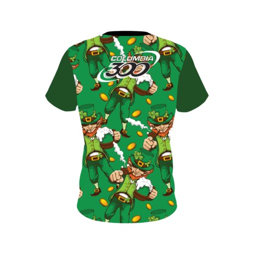 Columbia 300 St Patrick's Day Lucky Day CoolWick Bowling Jersey - Image 2