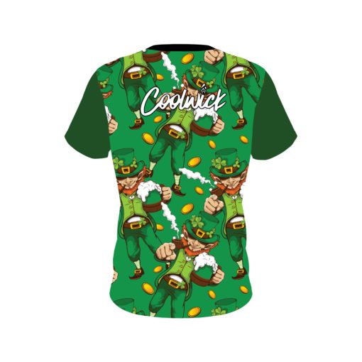 Signature Logo St Patrick's Day Lucky Day CoolWick Bowling Jersey - Image 2