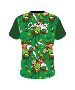 Alternative view of Signature Logo St Patrick's Day Lucky Day CoolWick Bowling Jersey