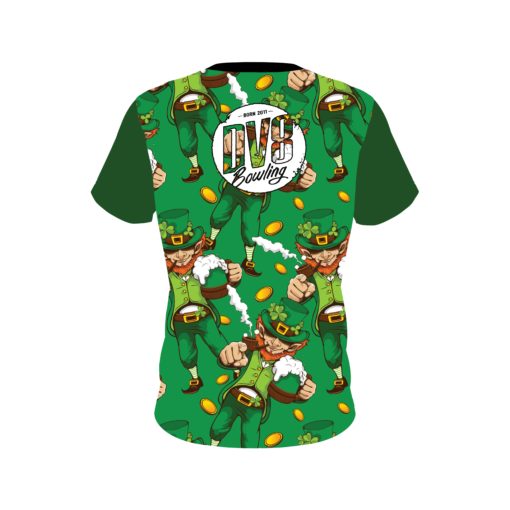 DV8 St Patrick's Day Lucky Day CoolWick Bowling Jersey - Image 4