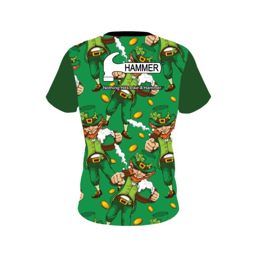 Hammer St Patrick's Day Lucky Day CoolWick Bowling Jersey - Image 2