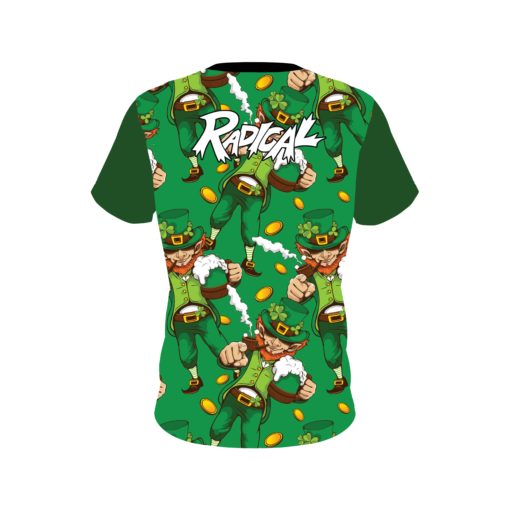 Radical St Patrick's Day Lucky Day CoolWick Bowling Jersey - Image 2