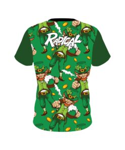 Alternative view of Radical St Patrick's Day Lucky Day CoolWick Bowling Jersey