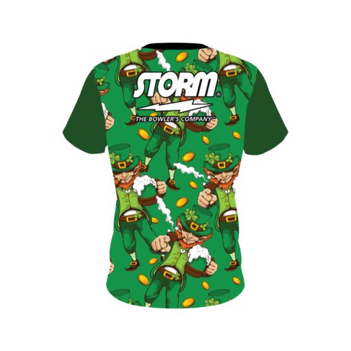 Storm St Patrick's Day Lucky Day CoolWick Bowling Jersey - Image 2