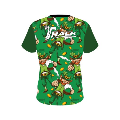 Track St Patrick's Day Lucky Day CoolWick Bowling Jersey - Image 2