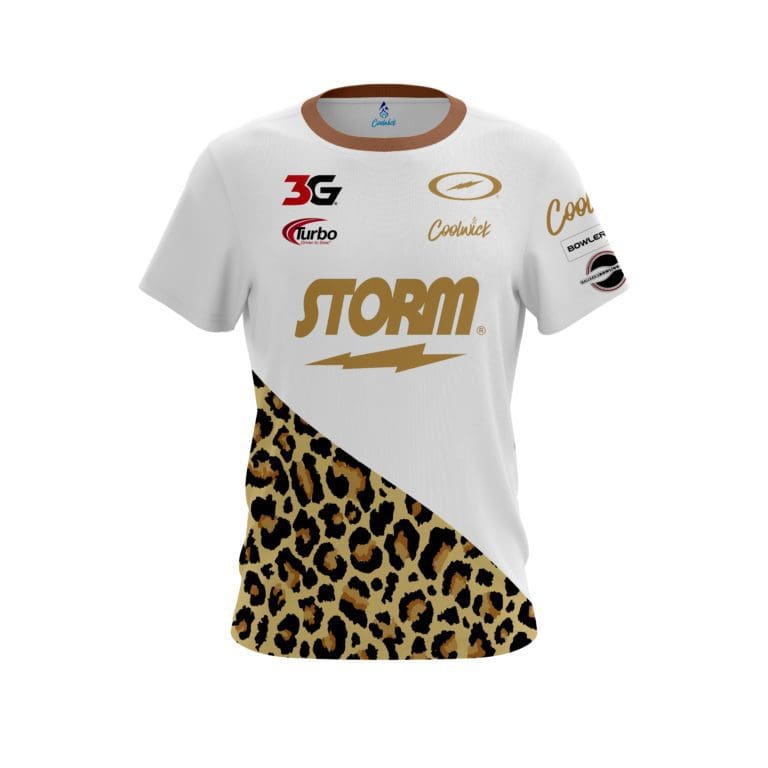Storm Diana Zavjalova Leopard CoolWick Bowling Jersey