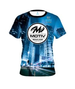 Motiv Autism Light It Up Blue Buildings CoolWick Bowling Jersey